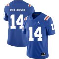 Wholesale Cheap Florida Gators 14 Chris Williamson Blue Throwback College Football Jersey