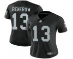 Wholesale Cheap Women's Oakland Raiders #13 Hunter Renfrow Black 2019 Vapor Untouchable Stitched NFL Nike Limited Jersey