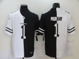 Wholesale Cheap Men's Arizona Cardinals #1 Kyler Murray White Black Peaceful Coexisting 2020 Vapor Untouchable Stitched NFL Nike Limited Jersey