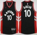 Wholesale Cheap Men's Toronto Raptors #10 Demar DeRozan Revolution 30 Swingman 2015-16 New Black Jersey