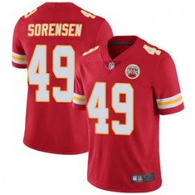 Wholesale Cheap Men\'s Kansas City Chiefs #49 Daniel Sorensen Team Color Vapor Untouchable Jersey - Limited Red