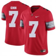 Wholesale Cheap Ohio State Buckeyes 7 Ted Ginn Jr Red 2018 Spring Game College Football Limited Jersey