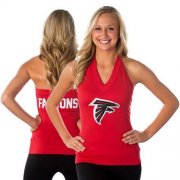 Wholesale Cheap Women's All Sports Couture Atlanta Falcons Blown Coverage Halter Top