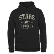 Wholesale Cheap Men's Dallas Stars Black Camo Stack Pullover Hoodie