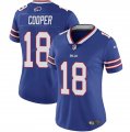 Cheap Women's Buffalo Bills #18 Amari Cooper Royal Vapor Stitched Football Jersey(Run Small)