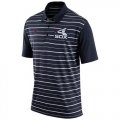 Wholesale Cheap Men's Chicago White Sox Nike Navy Dri-FIT Stripe Polo