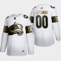 Wholesale Cheap Colorado Avalanche Custom Men's Adidas White Golden Edition Limited Stitched NHL Jersey