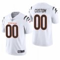 Wholesale Cheap Men's Cincinnati Bengals Customized 2021 White Vapor Untouchable Limited Stitched Jersey