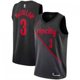 Wholesale Cheap Nike NBA Portland Trail Blazers #3 CJ McCollum Jersey 2018-19 New Season City Edition Jersey