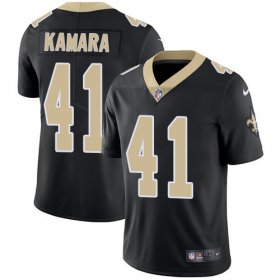 Wholesale Cheap Nike Saints #41 Alvin Kamara Black Team Color Men\'s Stitched NFL Vapor Untouchable Limited Jersey