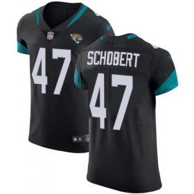 Wholesale Cheap Nike Jaguars #47 Joe Schobert Black Team Color Men\'s Stitched NFL Vapor Untouchable Elite Jersey