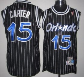 Wholesale Cheap Orlando Magic #15 Vince Carter Black Swingman Throwback Jersey