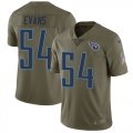 Wholesale Cheap Nike Titans #54 Rashaan Evans Olive Youth Stitched NFL Limited 2017 Salute to Service Jersey