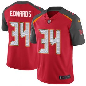 Wholesale Cheap Nike Buccaneers #34 Mike Edwards Red Team Color Men\'s Stitched NFL Vapor Untouchable Limited Jersey