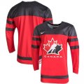 Cheap Men's Nike Red Hockey Canada - Team Replica Jersey