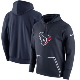 Wholesale Cheap Men\'s Houston Texans Nike Navy Champ Drive Vapor Speed Pullover Hoodie