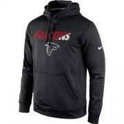 Wholesale Cheap Men's Atlanta Falcons Nike Black Kick Off Staff Performance Pullover Hoodie