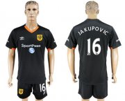 Wholesale Cheap Hull City #16 Jakupovic Away Soccer Club Jersey