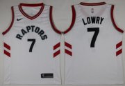 Wholesale Cheap Nike Toronto Raptors #7 Kyle Lowry White Association Edition NBA Swingman Jersey