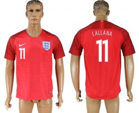 Wholesale Cheap England #11 Lallana Away Soccer Country Jersey