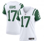 Cheap Women's New York Jets #17 Davante Adams White Classic Alternate Stitched Jersey(Run Small)