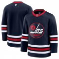 Men's Winnipeg Jets Navy 2024-25 Alternate Stitched Hockey Jersey