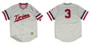 Wholesale Cheap Mitchell And Ness 1972 Twins #3 Harmon Killebrew White Throwback Stitched MLB Jersey