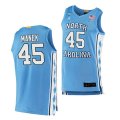 Wholesale Cheap Men's North Carolina Tar Heels #45 Brady Manek Blue Basketball Jersey