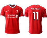 Wholesale Cheap Men 2020-2021 club Liverpool home aaa version 11 red Soccer Jerseys