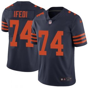 Wholesale Cheap Nike Bears #74 Germain Ifedi Navy Blue Alternate Men\'s Stitched NFL Vapor Untouchable Limited Jersey