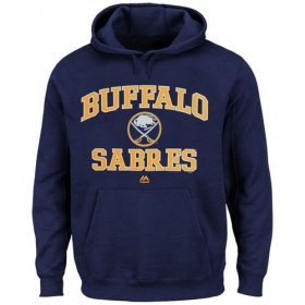 Wholesale Cheap Buffalo Sabres Majestic Heart & Soul Hoodie Navy Blue