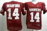 Wholesale Cheap Oklahoma Sooners #14 Sam Bradford Red Jersey