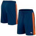 Wholesale Cheap Men's Denver Broncos Navy Performance Shorts