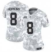 Cheap Women's Kansas City Chiefs #8 DeAndre Hopkins 2024 F.U.S.E Arctic Camo Salute To Service Limited Stitched Football Jersey(Run Small)