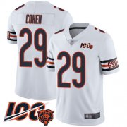 Wholesale Cheap Nike Bears #29 Tarik Cohen White Youth Stitched NFL 100th Season Vapor Limited Jersey