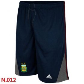 Wholesale Cheap Adidas Argentina 2014 World Soccer Performance Shorts Dark Blue