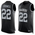 Wholesale Cheap Nike Raiders #22 Isaiah Crowell Black Team Color Men's Stitched NFL Limited Tank Top Jersey