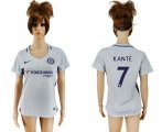 Wholesale Cheap Women's Chelsea #7 Kante Away Soccer Club Jersey