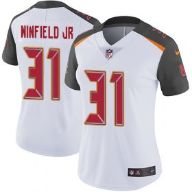 Wholesale Cheap Nike Buccaneers #31 Antoine Winfield Jr. White Women\'s Stitched NFL Vapor Untouchable Limited Jersey