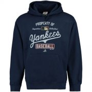 Wholesale Cheap New York Yankees Majestic Vintage Property of Navy MLB Hoodie