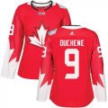 Wholesale Cheap Team Canada #9 Matt Duchene Red 2016 World Cup Women's Stitched NHL Jersey