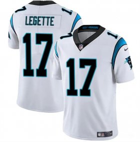 Cheap Men\'s Carolina Panthers #17 Xavier Legette White 2024 Draft Vapor Limited Football Stitched Jersey