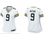 Women's Green Bay Packers #9 Christian Watson White Vapor Untouchable Limited Stitched Football Jersey