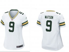 Women\'s Green Bay Packers #9 Christian Watson White Vapor Untouchable Limited Stitched Football Jersey