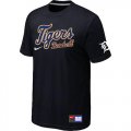 Wholesale Cheap Detroit Tigers Nike Short Sleeve Practice MLB T-Shirt Black