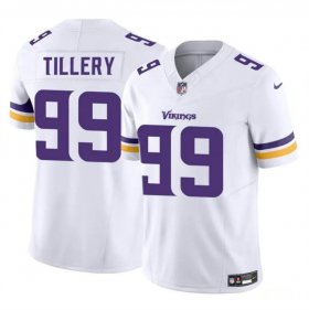 Cheap Men\'s Minnesota Vikings #99 Jerry Tillery White 2023 F.U.S.E. Vapor Untouchable Limited Football Stitched Jersey