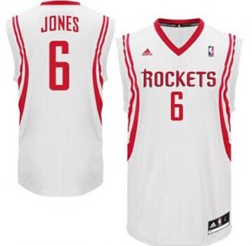 Wholesale Cheap Houston Rockets #6 Terrence Jones White Swingman Jersey