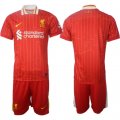 Cheap Men's Liverpool Custom 2024-25 Red Home Soccer Jersey Suit