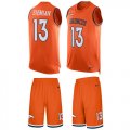 Wholesale Cheap Nike Broncos #13 Trevor Siemian Orange Team Color Men's Stitched NFL Limited Tank Top Suit Jersey