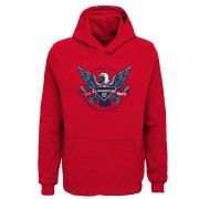 Wholesale Cheap Washington Nationals Majestic Youth 2019 World Series Champions Neighborhood Play Pullover Hoodie Red